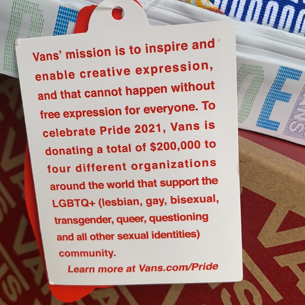VANS CLASSIC SLIP ON PRIDE MULTI/TRUE WHITE WMNS - Picture 13 of 16